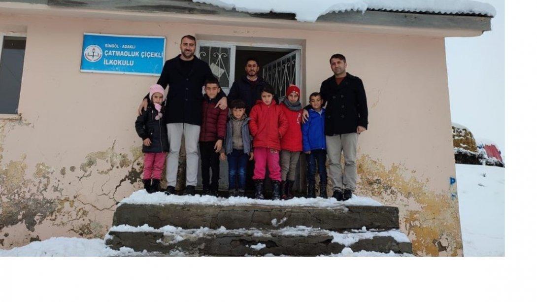 Müdürlüğümüzce, Aktaş ve Çatmaoluk-Çiçekli İlkokulları ziyaret edildi.